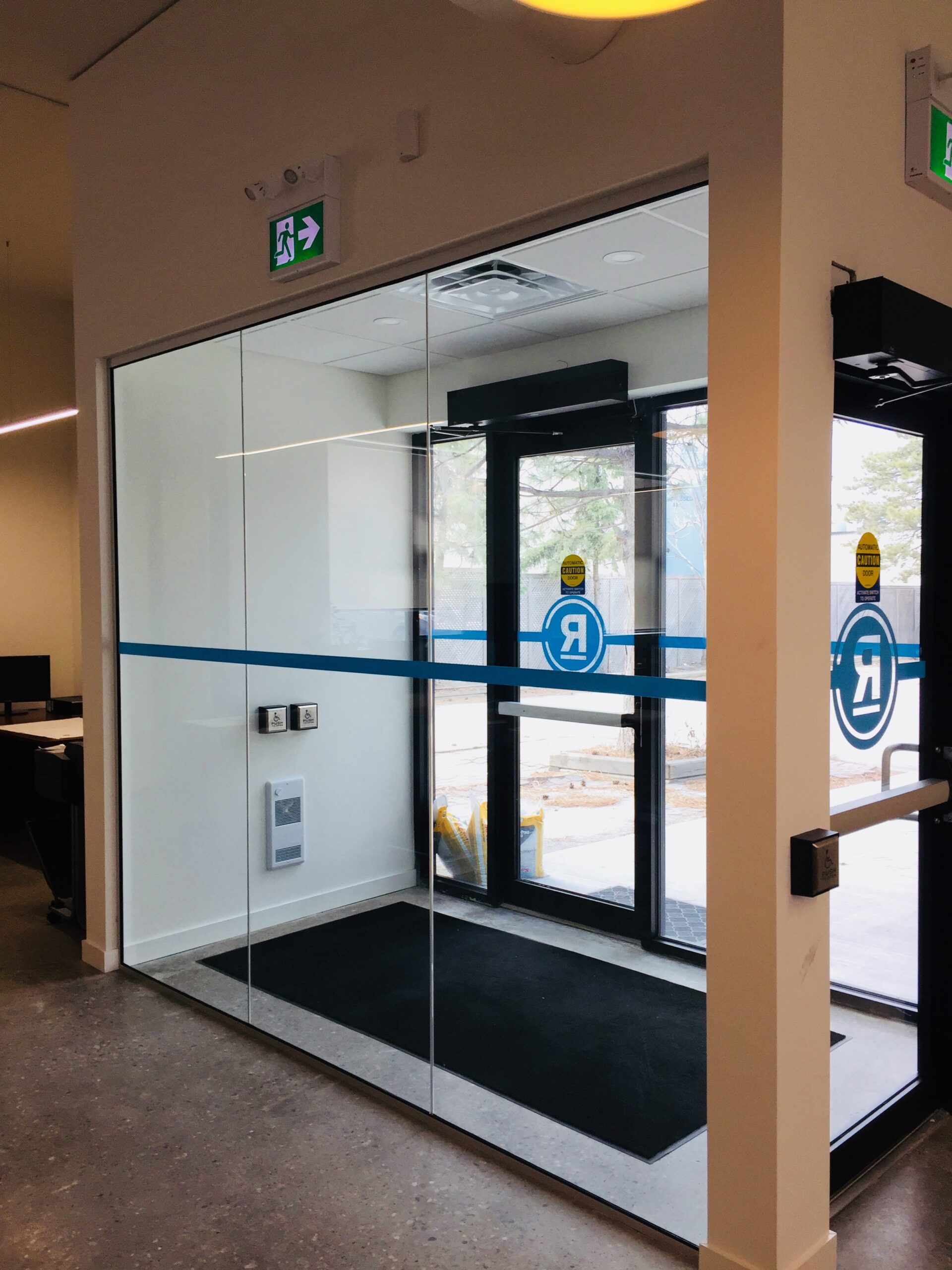 Glass railing project