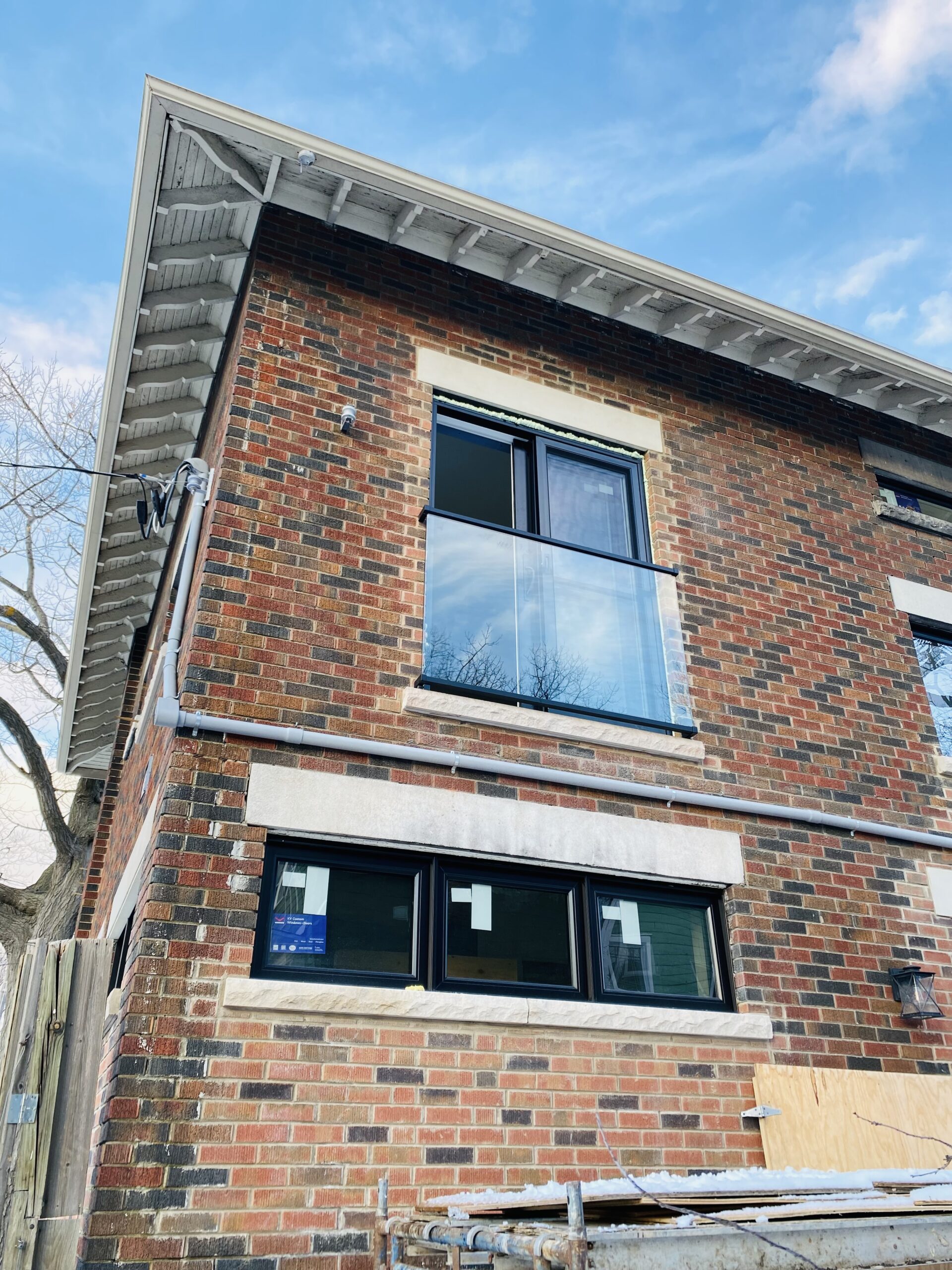 Glass railing project